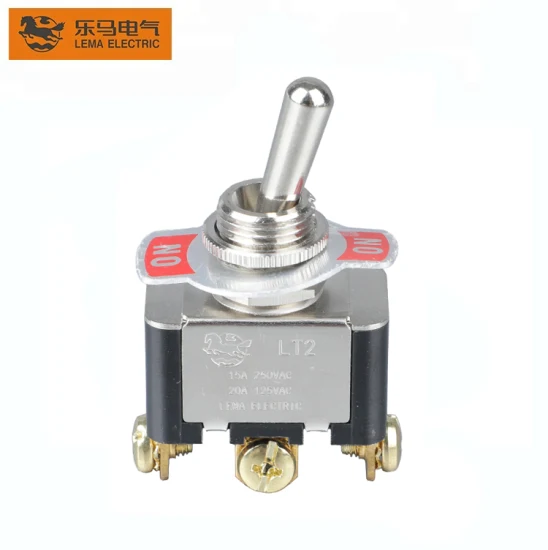 Lema Lt2120A 15A 125/250VAC Locked on on Toggle Switch